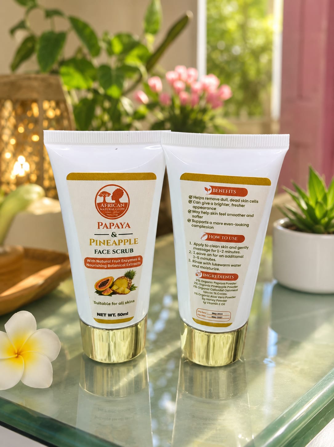 PINEAPPLE &PAPAYA FACE SCRUB